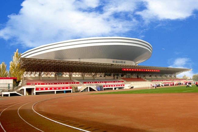 辽源体育场看台网架工程